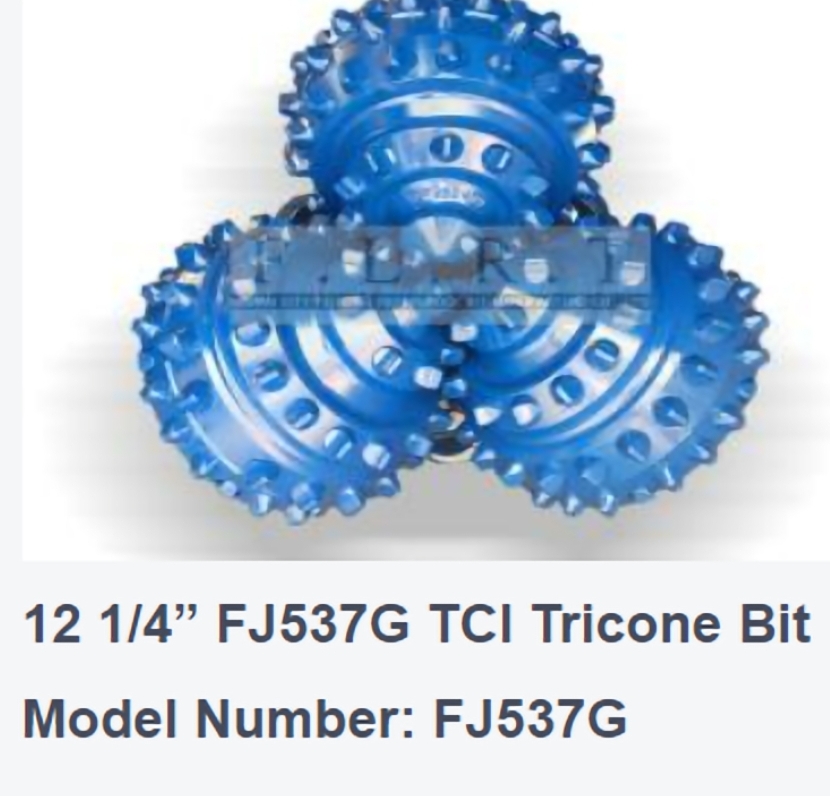 12 1/4" FJ537G TCI Tricone Bit
Model Number: FJ537G