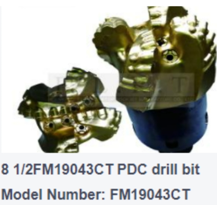8 1/2FM19043CT PDC drill bit Model Number: FM19043CT